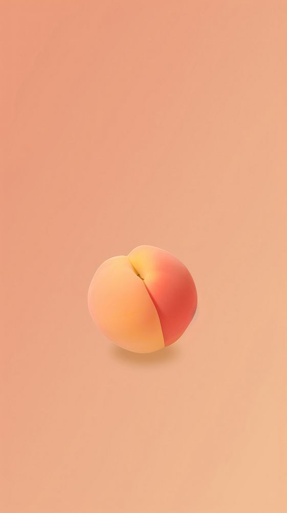 Peach simplicity apricot produce. AI generated Image by rawpixel.