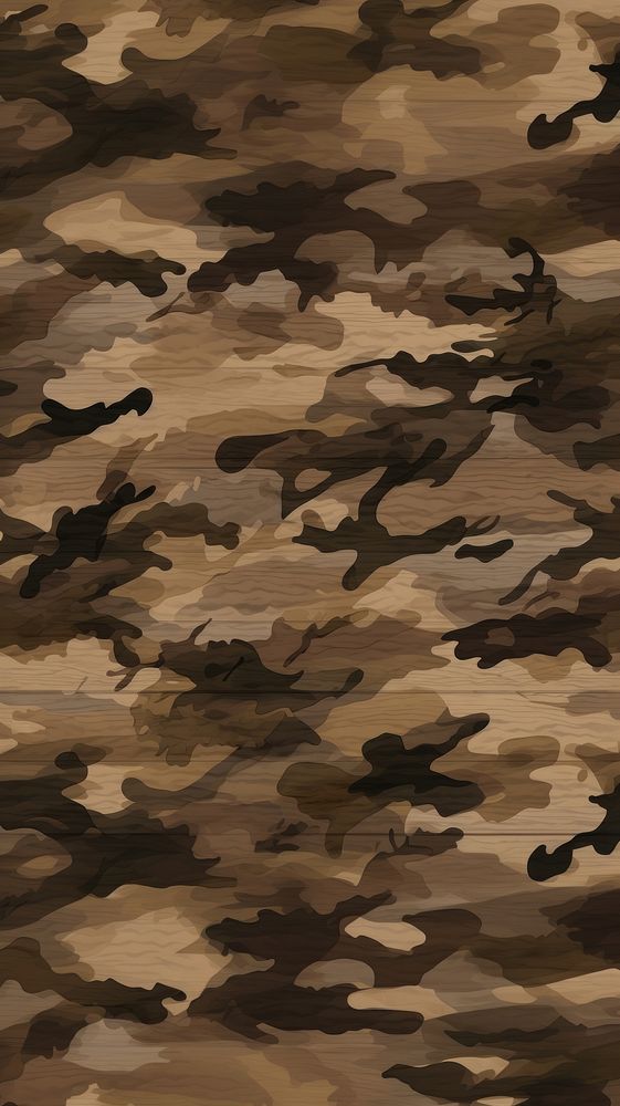Wood texture camouflage pattern backgrounds military textured. AI generated Image by rawpixel.