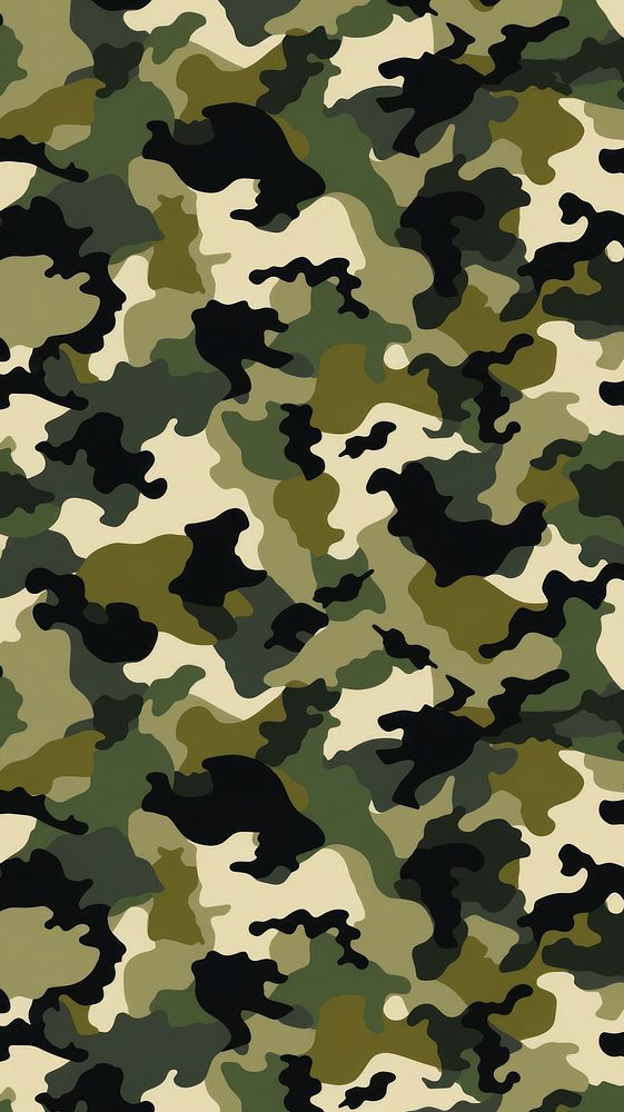 Woodland camouflage pattern backgrounds military repetition. AI generated Image by rawpixel.