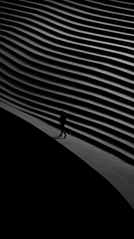Man walk photography silhouette outdoors. AI generated Image by rawpixel.