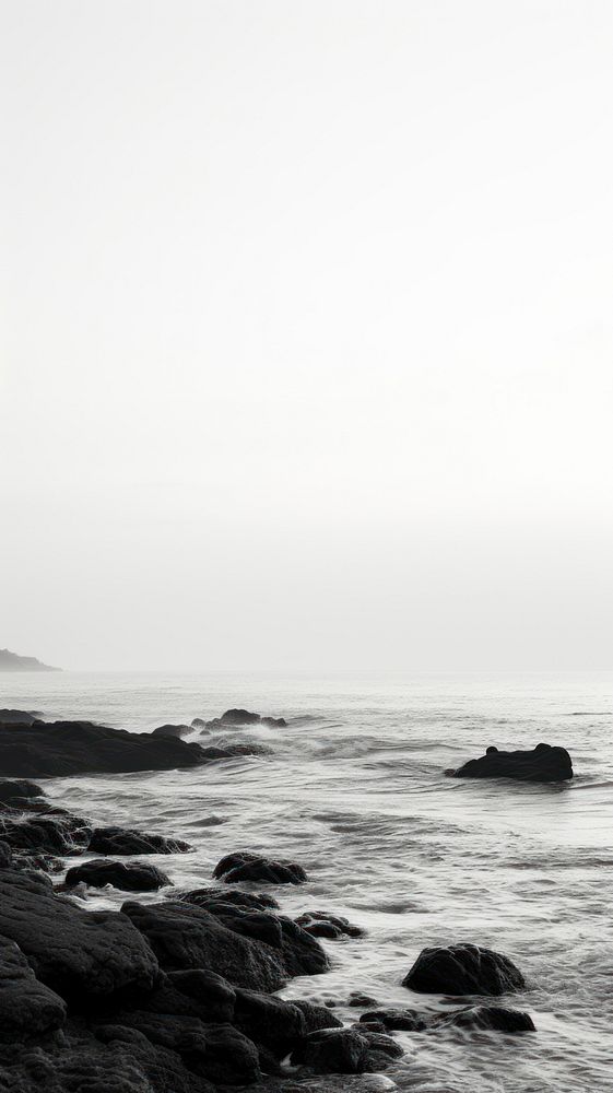 Sea scape outdoors horizon nature. AI generated Image by rawpixel.