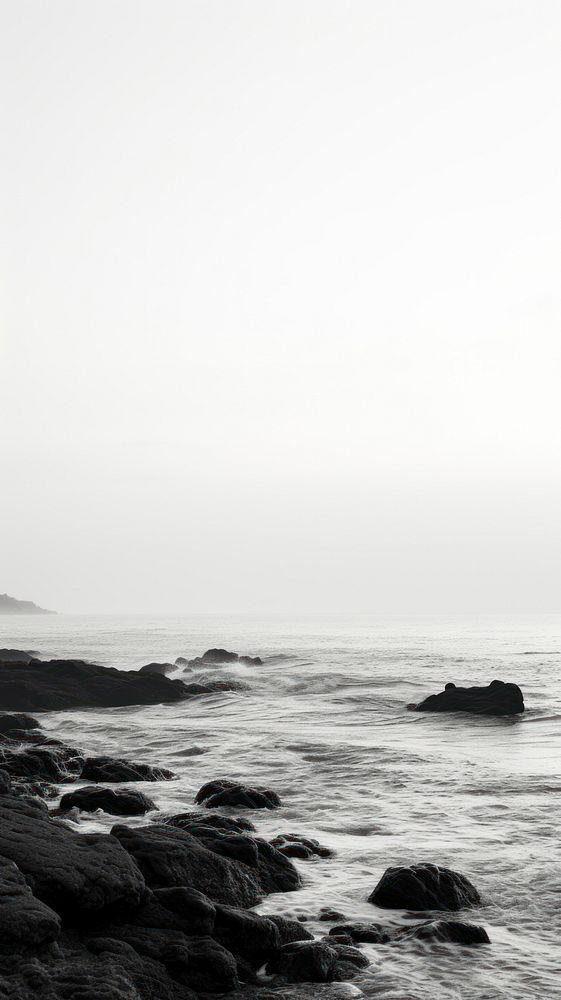 Sea scape outdoors horizon nature. 