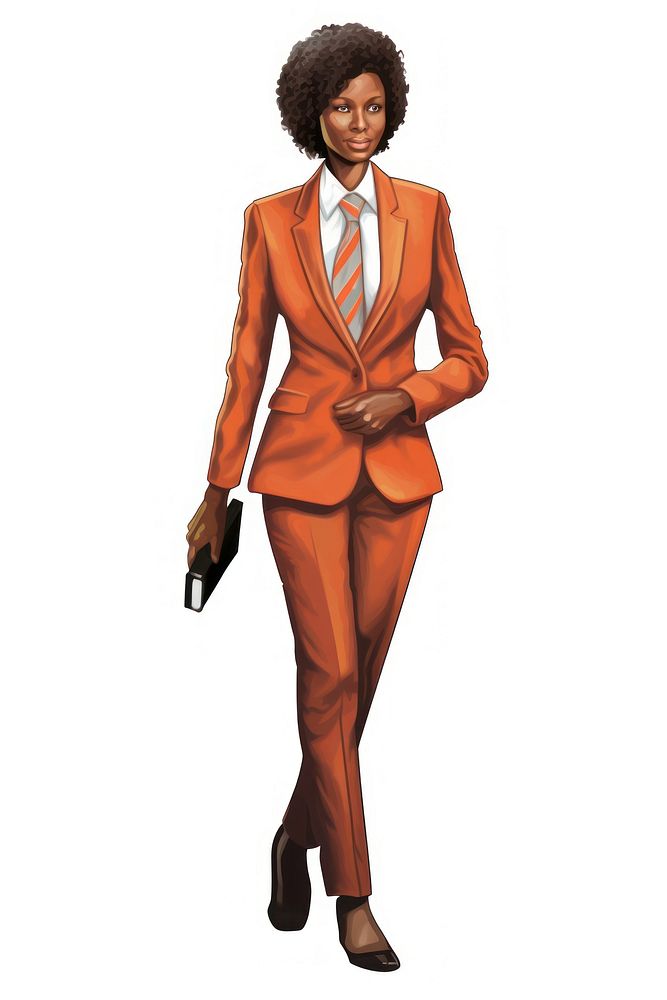 African woman adult blazer suit. AI generated Image by rawpixel.