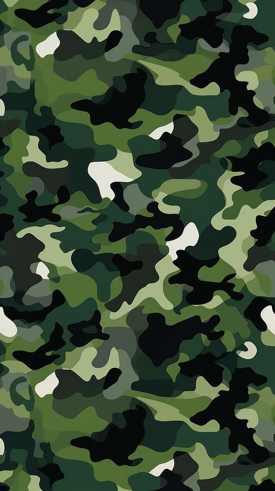 Green camouflage pattern backgrounds military repetition. AI generated Image by rawpixel.