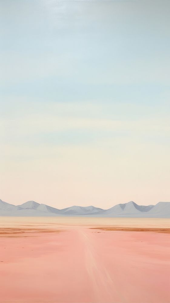 Desert tranquility backgrounds landscape. AI generated Image by rawpixel.
