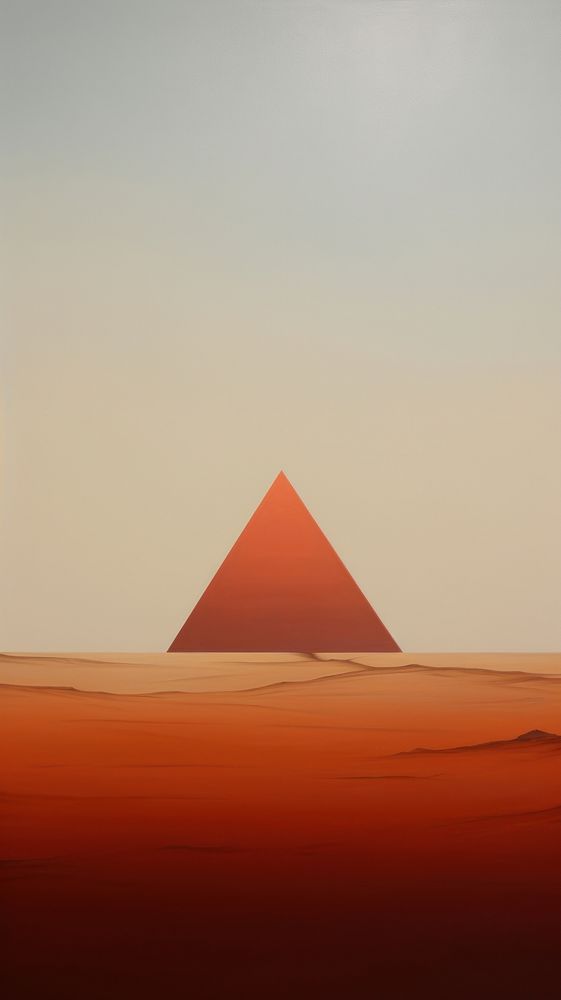 Hill pyramid architecture tranquility. AI generated Image by rawpixel.