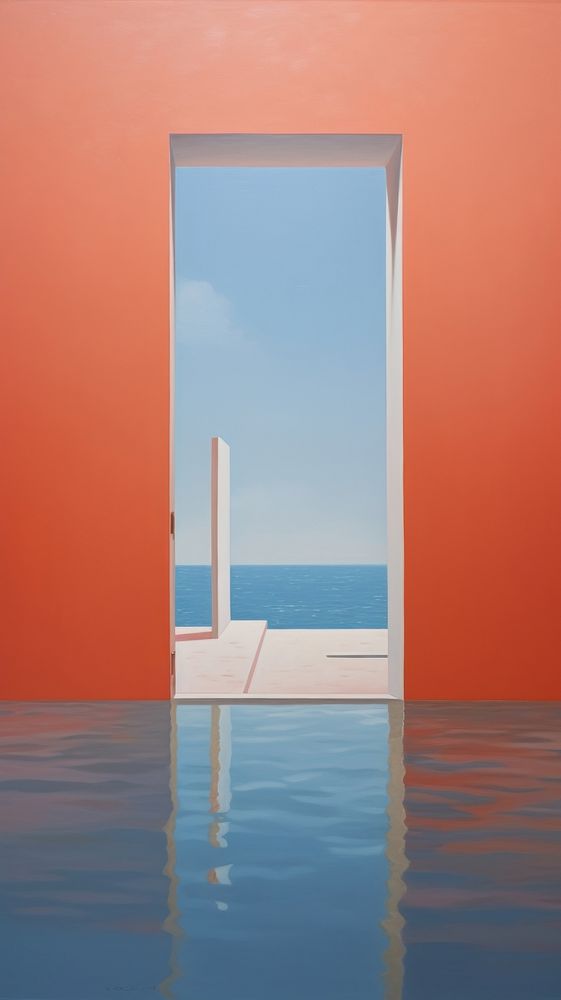 Summer architecture building door. AI generated Image by rawpixel.