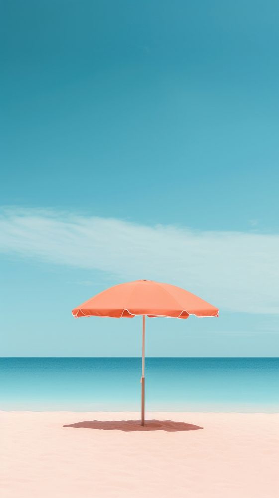Beach outdoors nature ocean. AI generated Image by rawpixel.