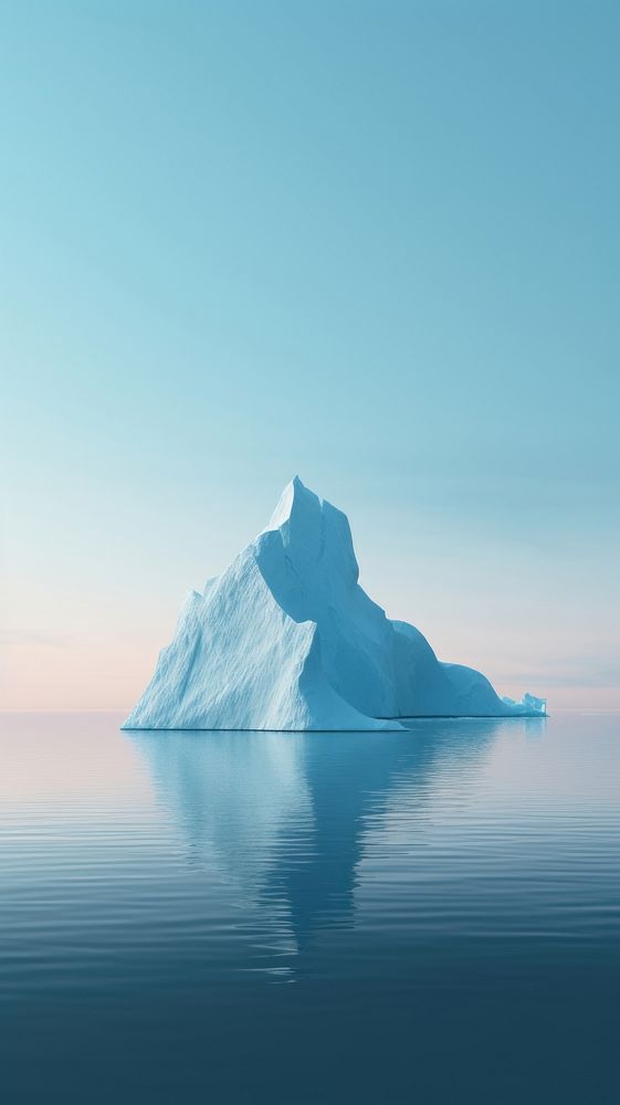 Iceberg landscape outdoors nature. AI generated Image by rawpixel.