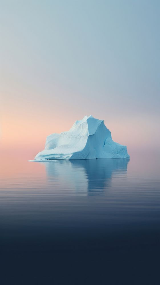 Iceberg landscape outdoors nature. AI generated Image by rawpixel.