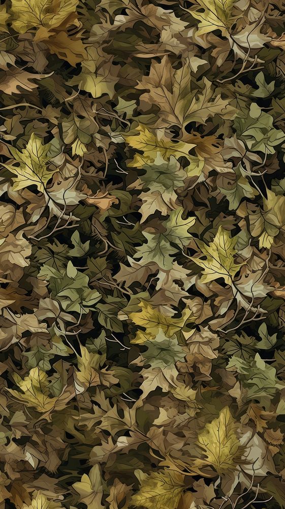 Natural camouflage backgrounds pattern plant. AI generated Image by rawpixel.