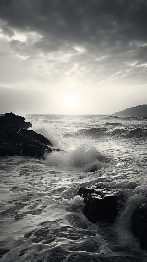 Sea scape outdoors nature ocean. AI generated Image by rawpixel.