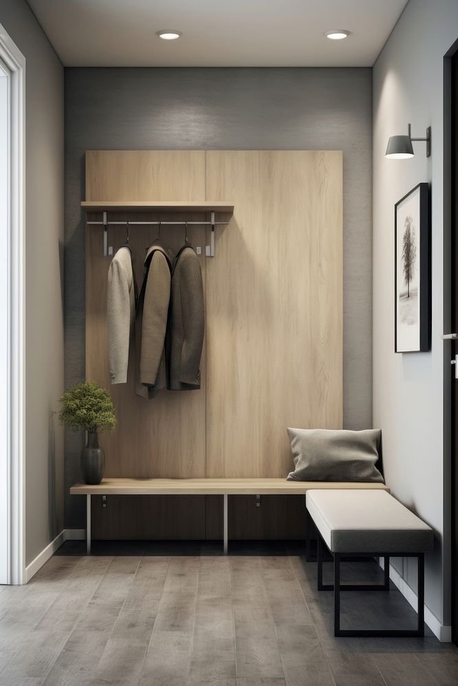 Entryway furniture closet room. AI generated Image by rawpixel.