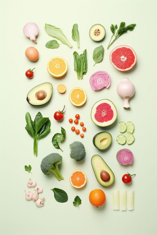 Fruits and vegetables plant food strawberry. AI generated Image by rawpixel.