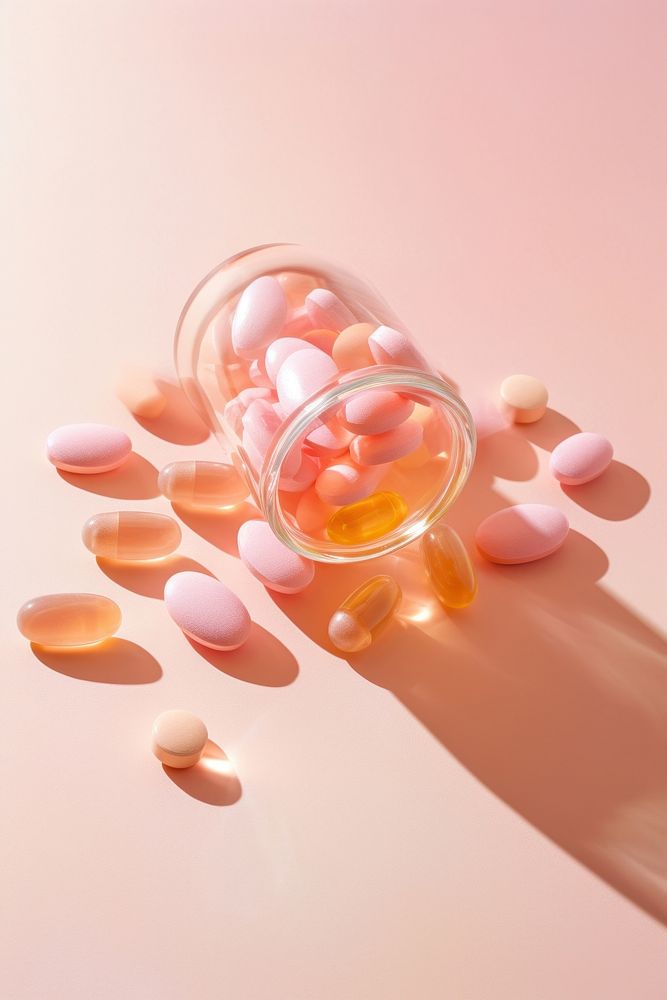 Vitamins and supplement pill medication medicine. AI generated Image by rawpixel.