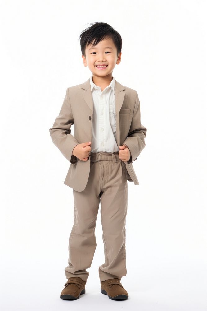 Child psychologist child standing blazer. AI generated Image by rawpixel.