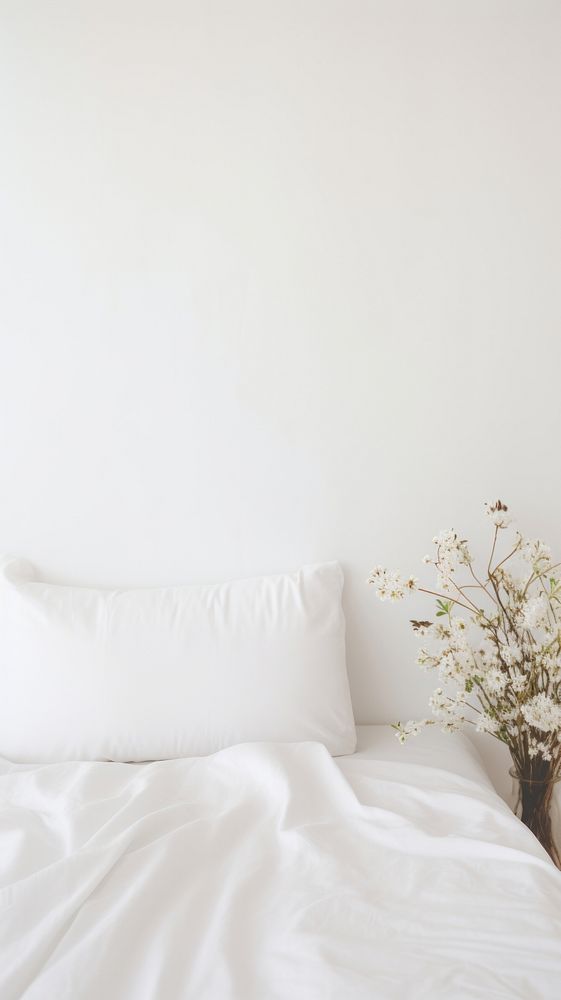 Bed furniture pillow flower