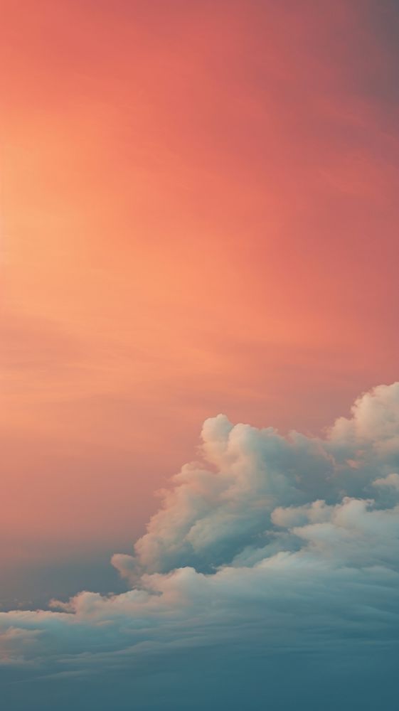 Vanila sky with full moon landscape outdoors horizon. AI generated Image by rawpixel.