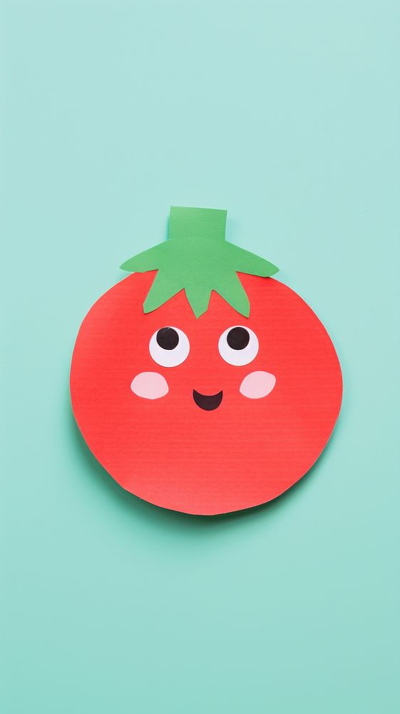 A cute tomatoe fruit plant food. AI generated Image by rawpixel.