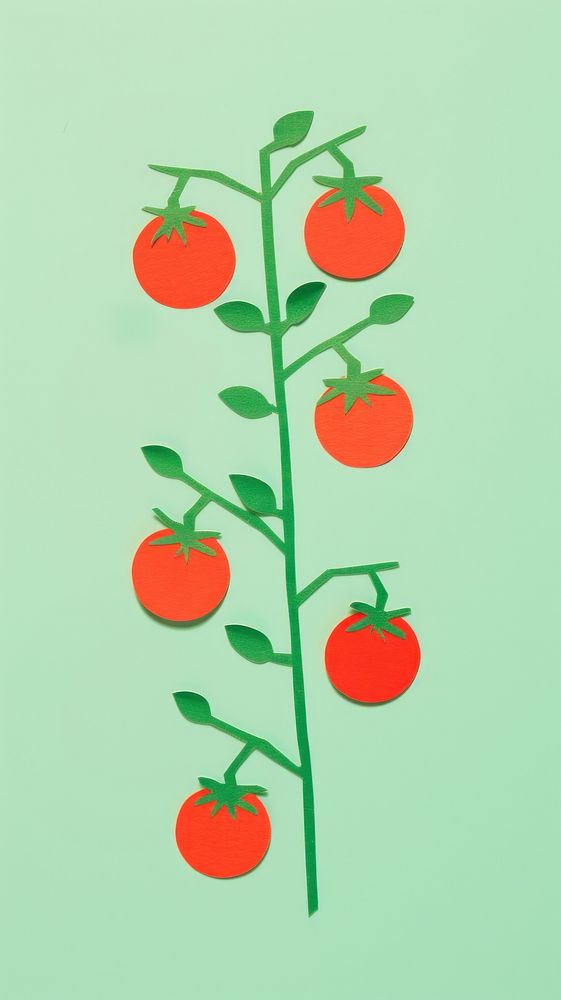 A bunch of tomatoes vegetable fruit plant. AI generated Image by rawpixel.