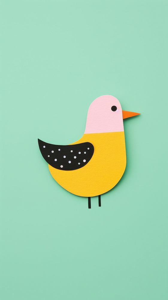 Cute bird animal beak art. AI generated Image by rawpixel.