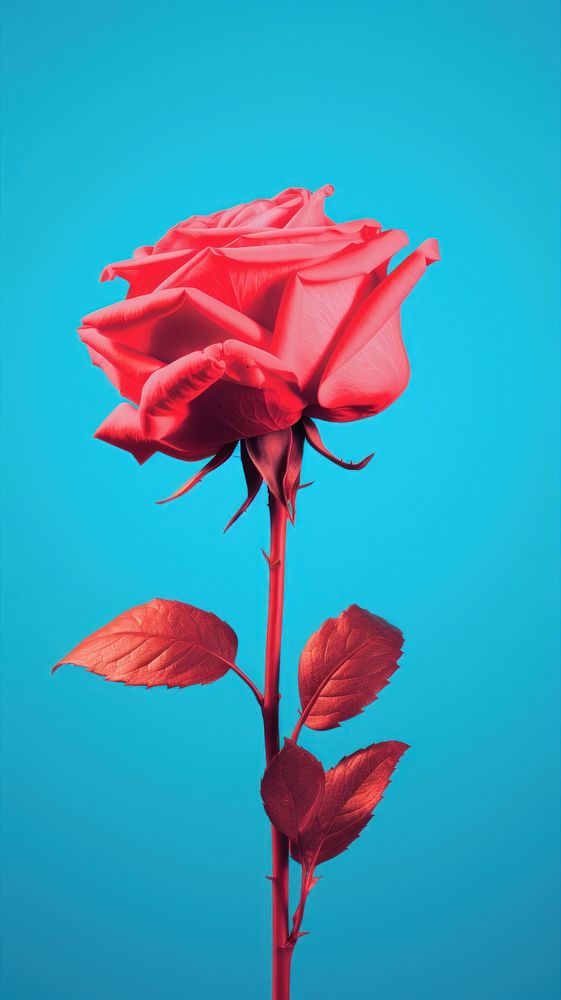 Minimal of a rose flower petal plant. AI generated Image by rawpixel.