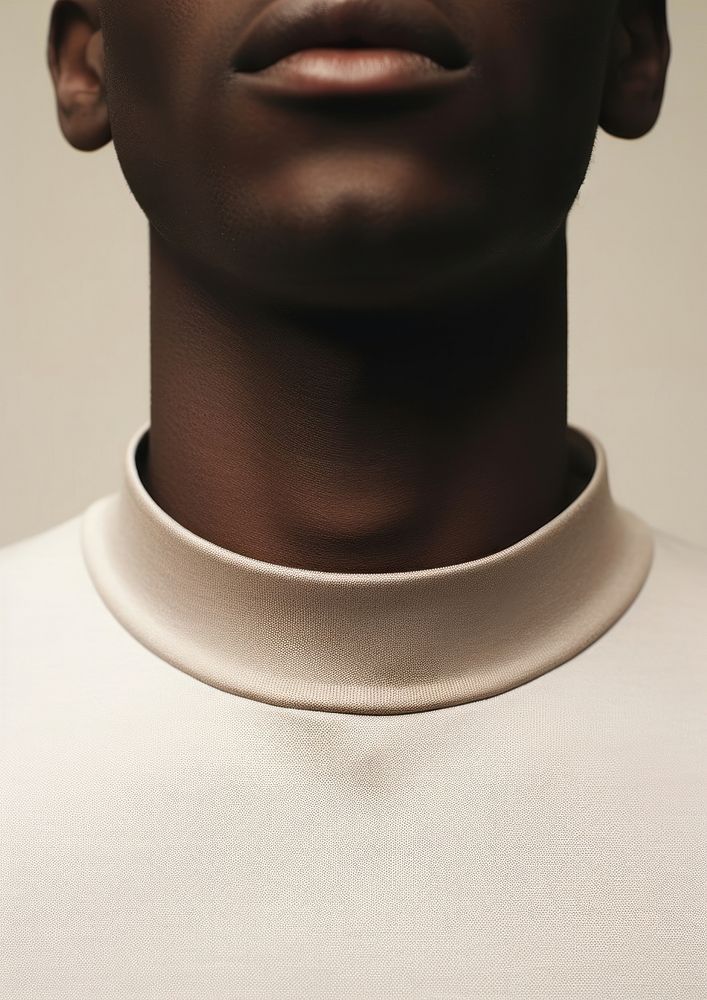 Person neck midsection portrait. AI generated Image by rawpixel.