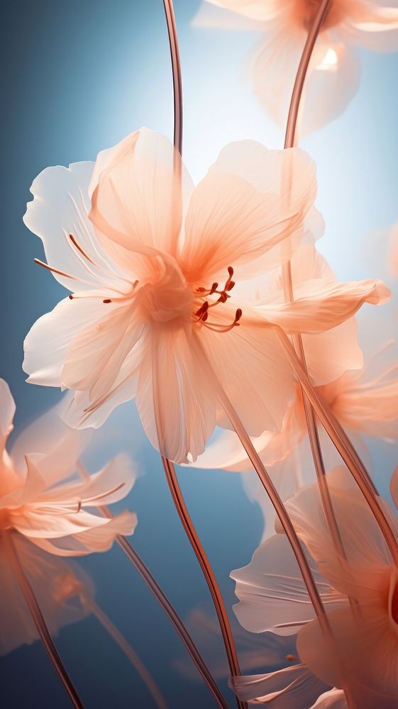 Flowers blossom petal plant. AI generated Image by rawpixel.