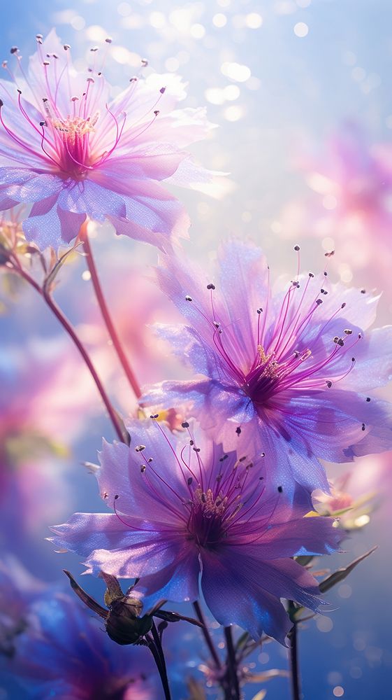 Flowers outdoors blossom nature. AI generated Image by rawpixel.