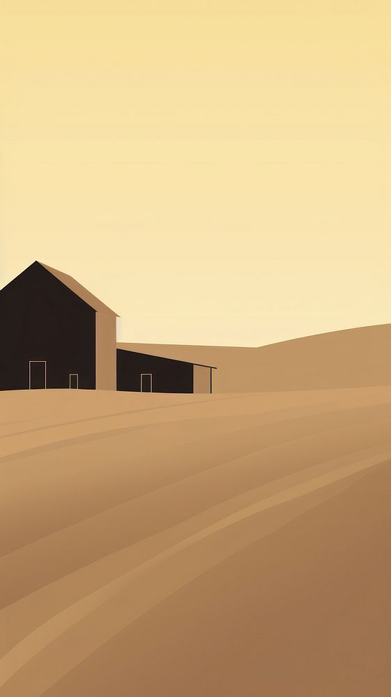 Barn and farm architecture building outdoors. AI generated Image by rawpixel.