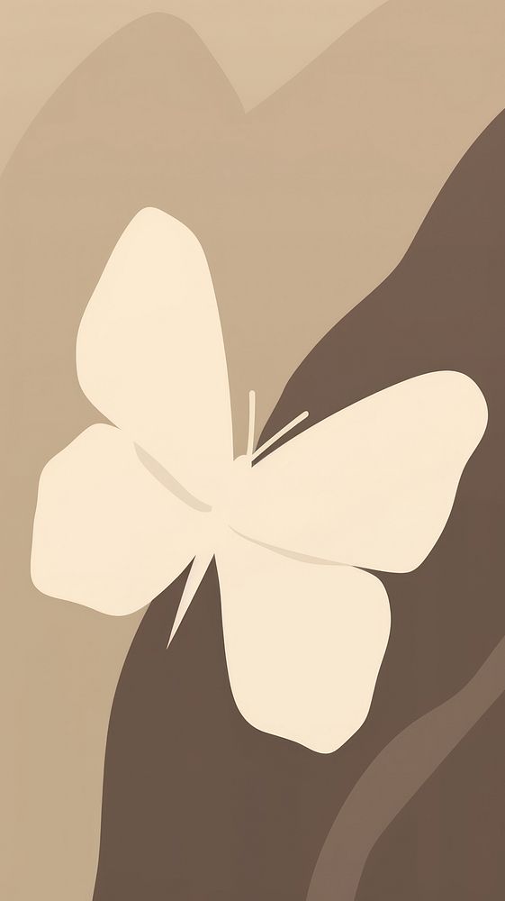 Butterfly with a flower nature petal art. AI generated Image by rawpixel.