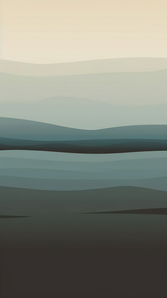 Minimal illustration of night lagoon backgrounds landscape abstract. AI generated Image by rawpixel.