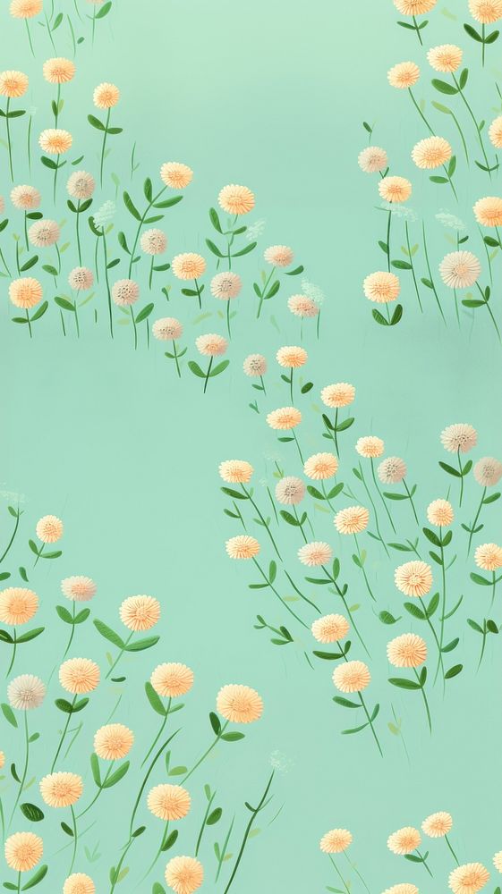 Bloom garden pattern backgrounds outdoors flower. AI generated Image by rawpixel.