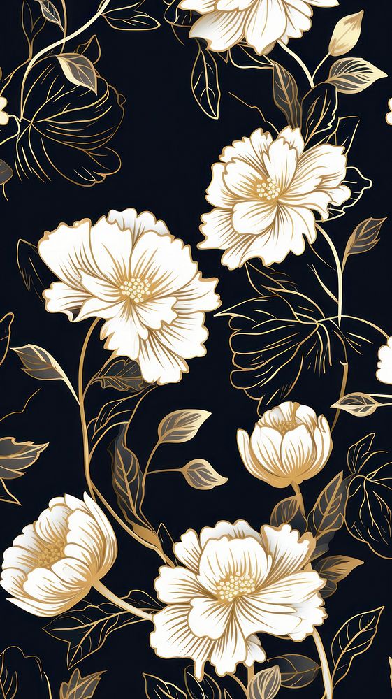 Flower pattern inflorescence backgrounds chandelier. AI generated Image by rawpixel.