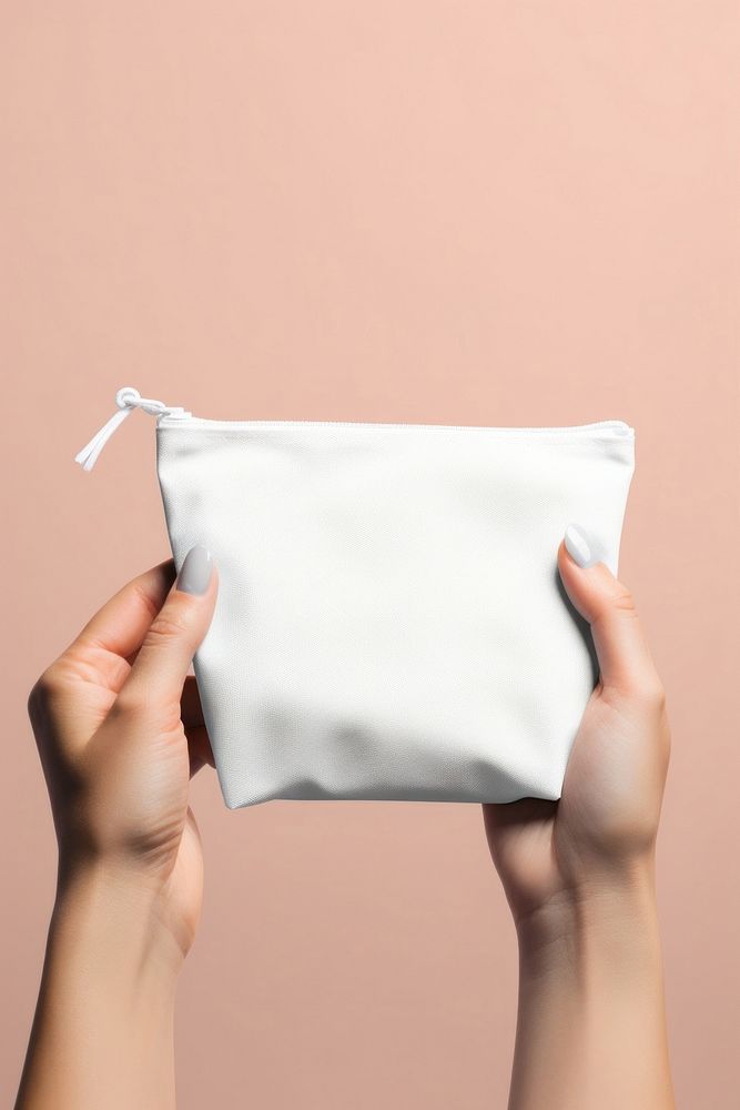 Pouch holding white hand. AI generated Image by rawpixel.