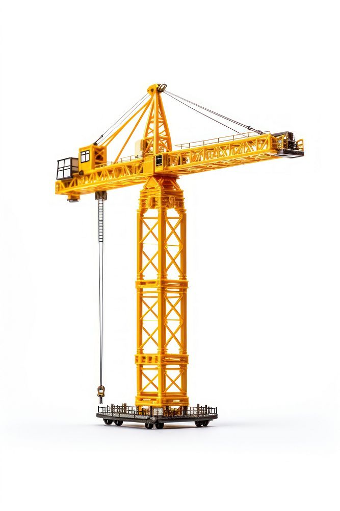 Construction yellow white background architecture. AI generated Image by rawpixel.