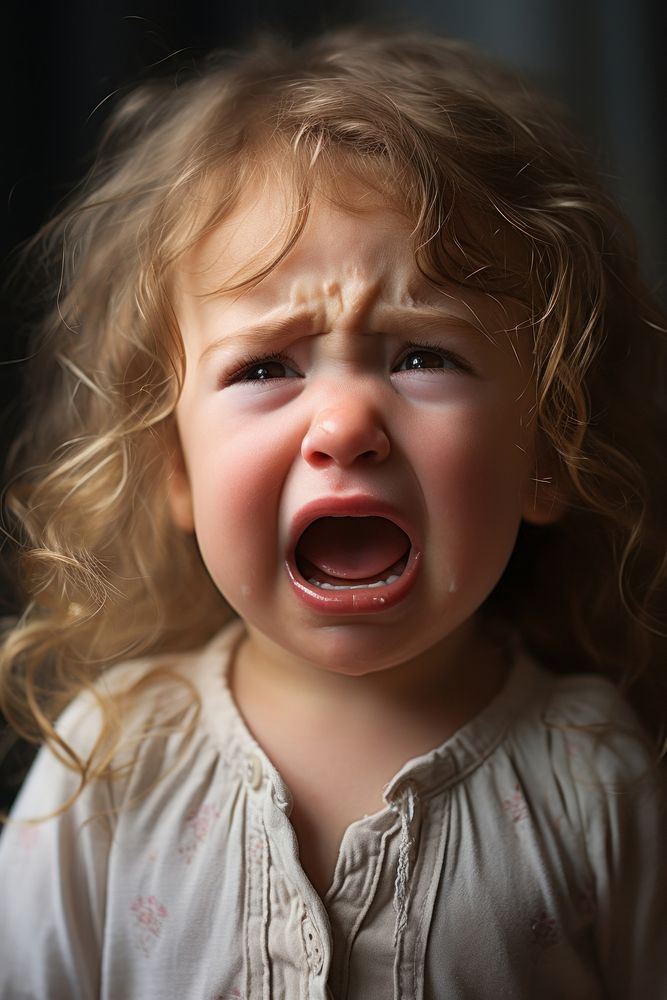 Baby crying baby shouting. AI generated Image by rawpixel.