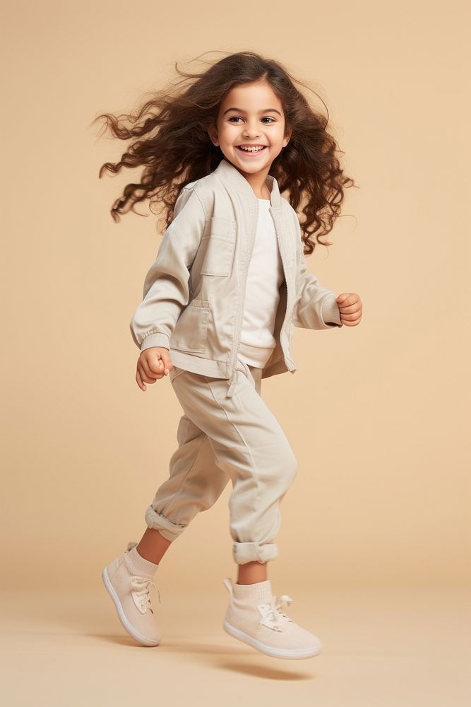 Little Middle Eastern girl footwear portrait child. AI generated Image by rawpixel.