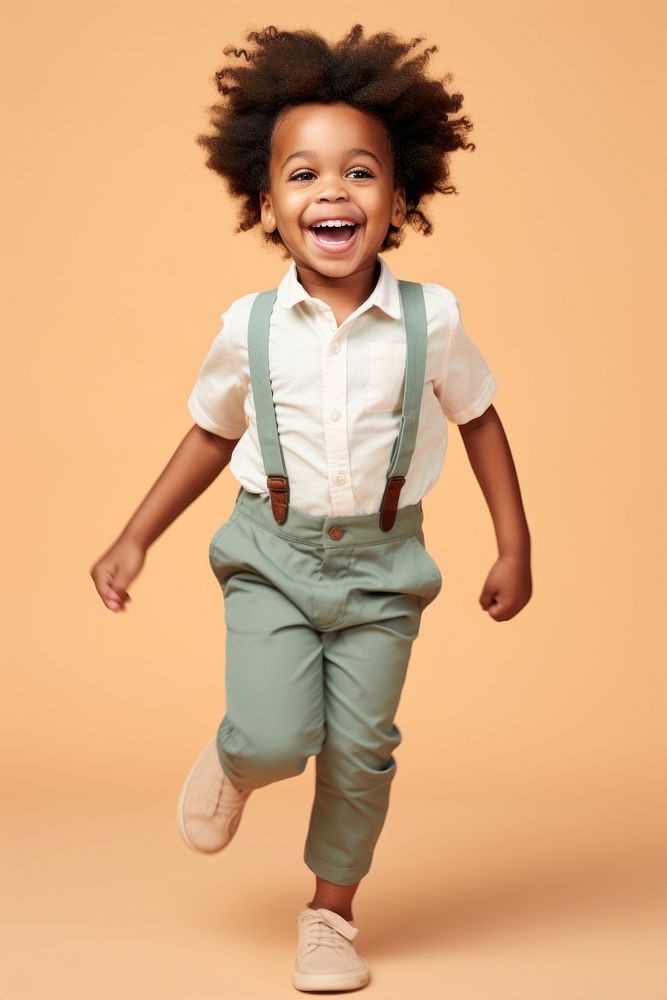 Little African American boy portrait smile happy. AI generated Image by rawpixel.
