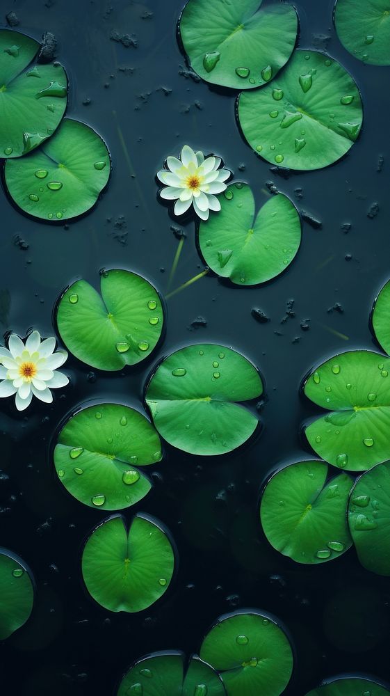 Lotus pond nature outdoors flower. AI generated Image by rawpixel.