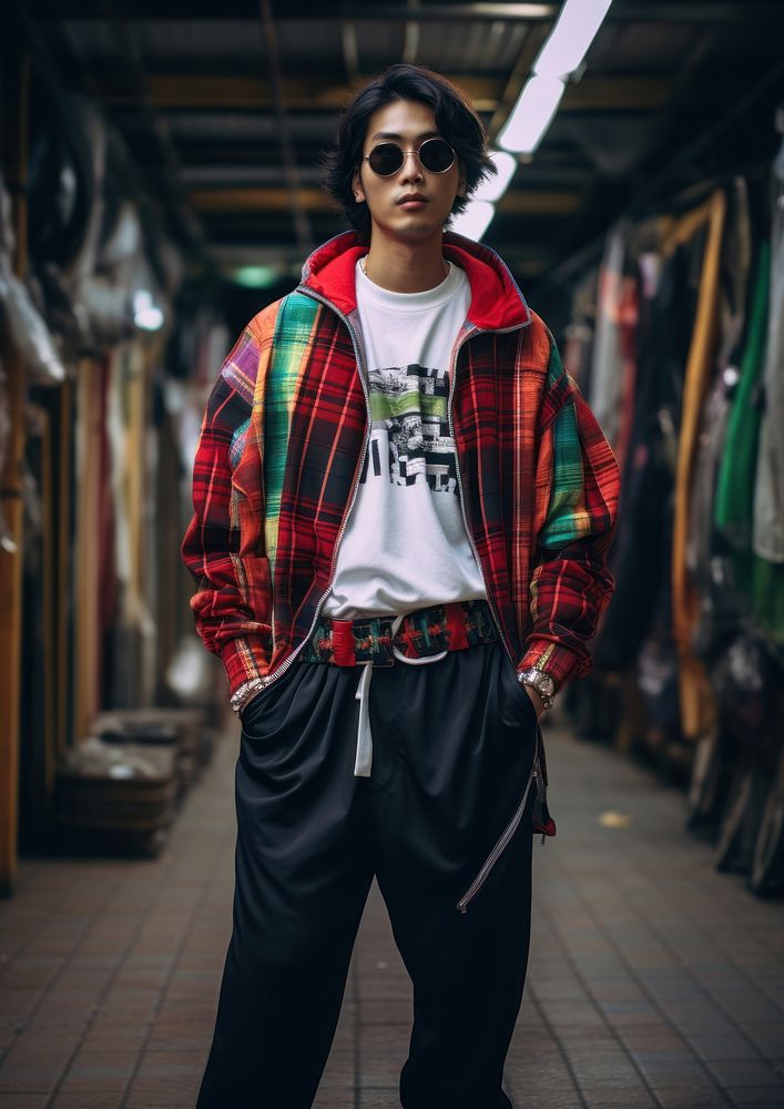 Thai man fashion street individuality. AI generated Image by rawpixel.