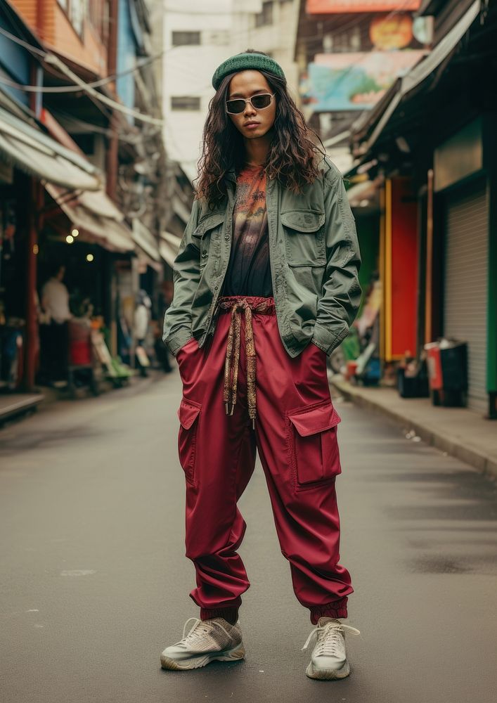 Thai man fashion street adult. AI generated Image by rawpixel.