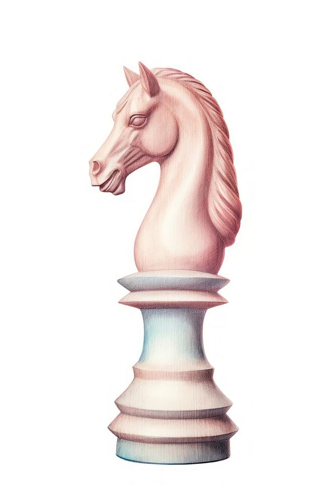 Horse Chess chess horse animal. AI generated Image by rawpixel.