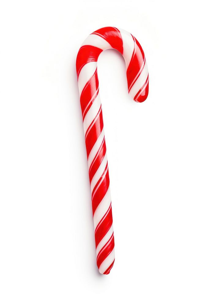 Christmas candy cane confectionery white background celebration. AI generated Image by rawpixel.