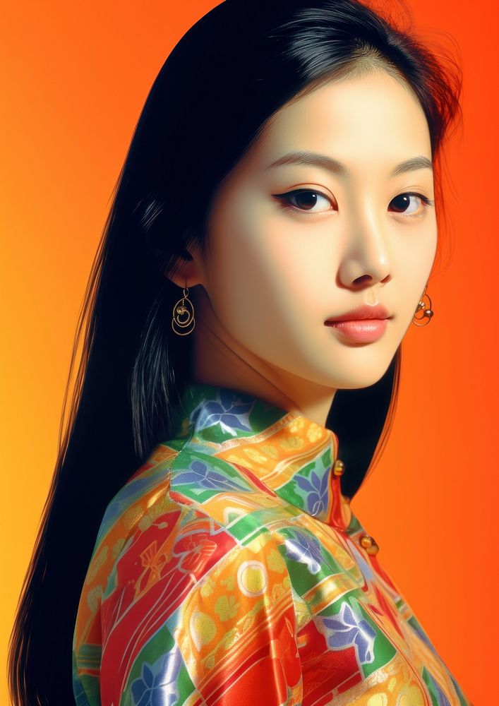Singaporian girl portrait photography fashion. AI generated Image by rawpixel.