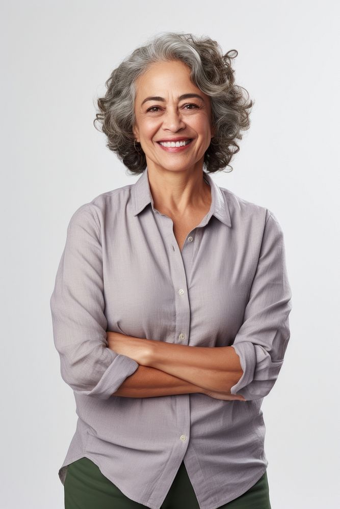 Hispanic woman laughing portrait smiling. AI generated Image by rawpixel.