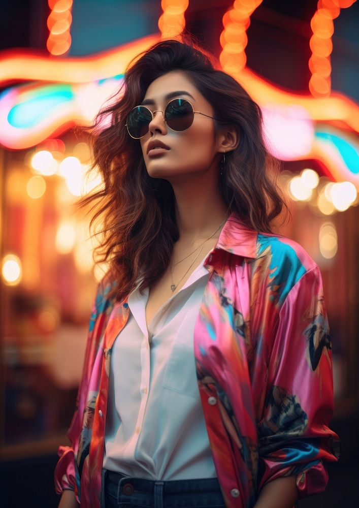 Thai portrait photography sunglasses. AI generated Image by rawpixel.