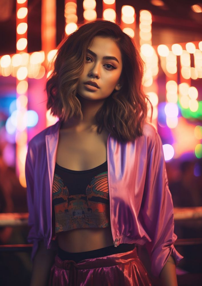 Thai girl portrait fashion photography. AI generated Image by rawpixel.