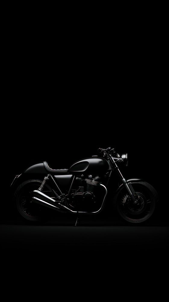 Motorcycle black vehicle wheel. AI generated Image by rawpixel.