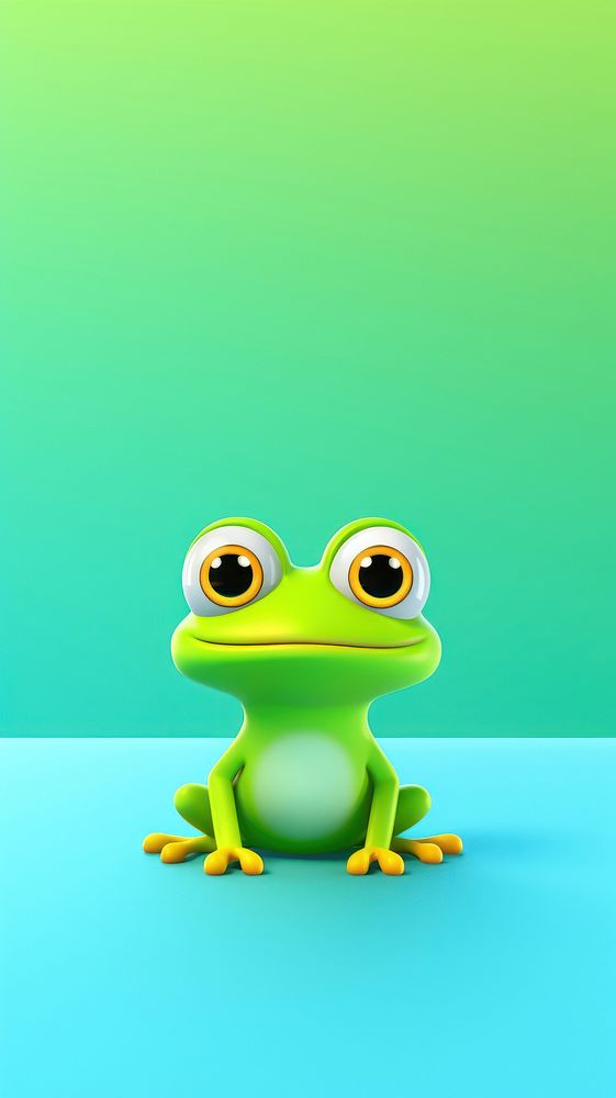 Frog animal amphibian wildlife. AI generated Image by rawpixel.